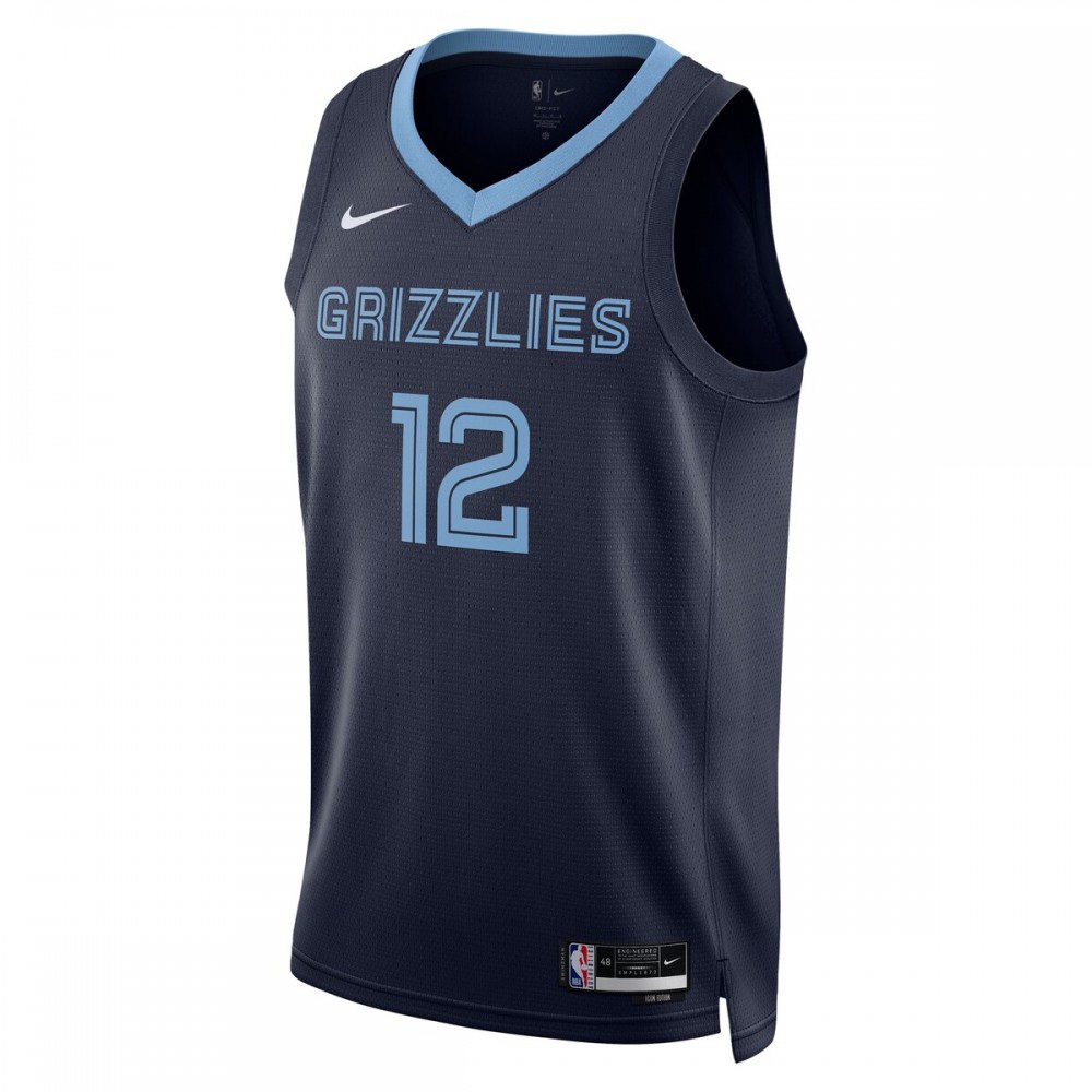 Ja Morant Memphis Grizzlies Unisex 2022/23 Swingman Jersey - Icon Edition - Navy-Pro Kit Vault | Brand New 26/27 Sports Jerseys